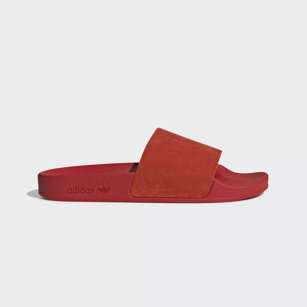 Adidas Adilette Chanclas Rojos Para Mujer (MX-60987)